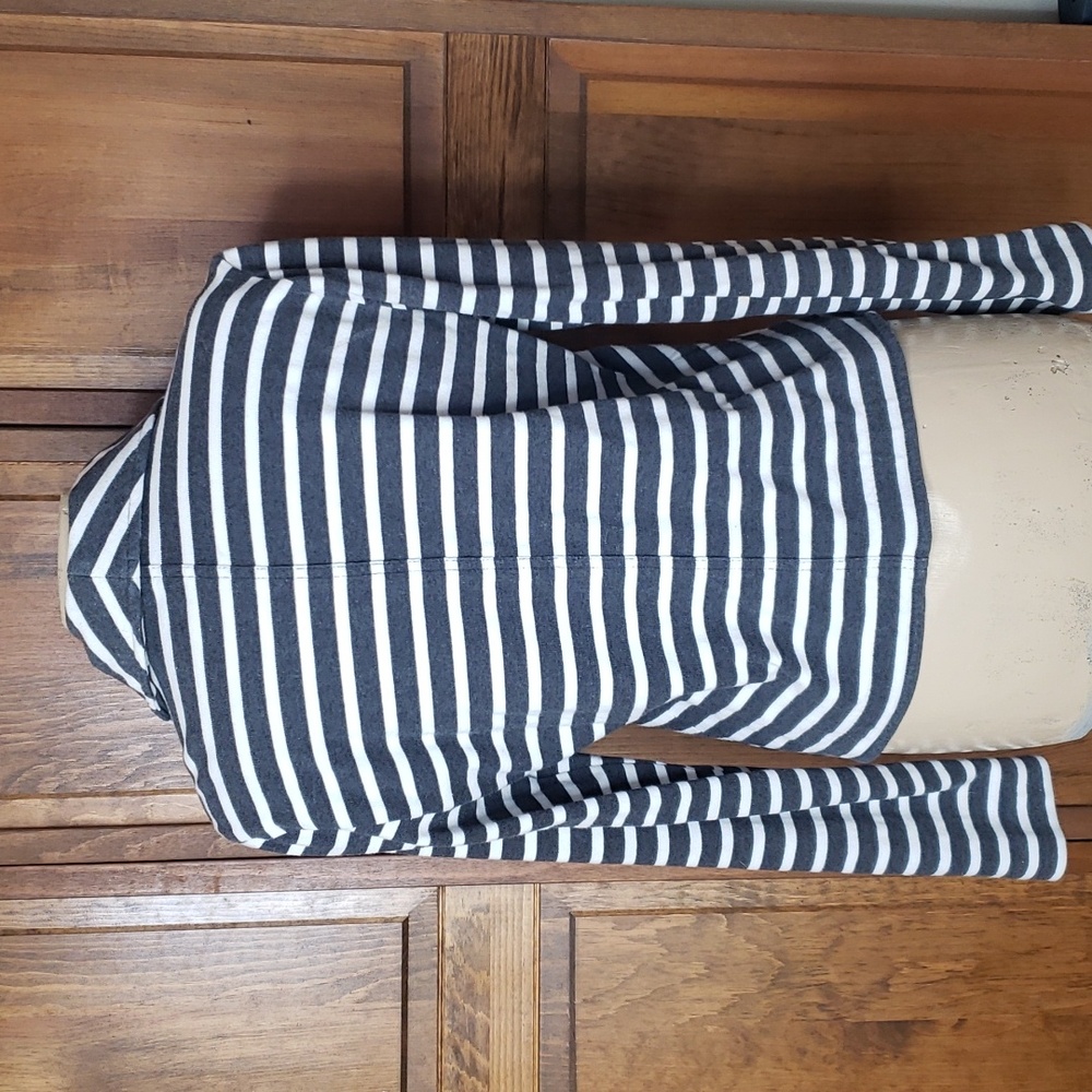 GAP Asymmetric Knit Moto Jacket Sz L - Picture 3 of 9